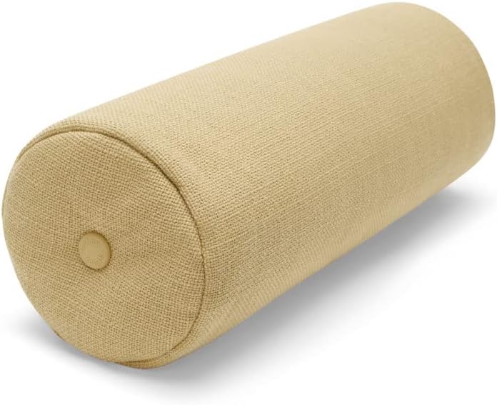 Fatboy Sumo Weave Puff Rollster Throw Pillow | Suitable for indoor use only | Easy to assemble | FibreGuard stain resistant technology | 82% Polyester/18% Acrylic | durable fabric | 65x24 cm - Honey - Image 1